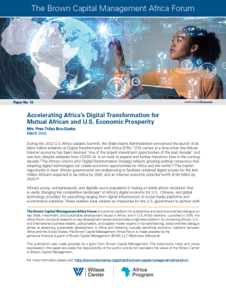 Accelerating Africa’s Digital Transformation For Mutual African And US ...